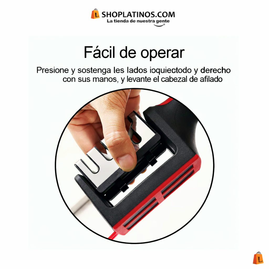 Afilador de Cuchillos de 3 Etapas para el Hogar – Fácil y Seguro, Devuelve el Orgullo de Cocinar en Casa