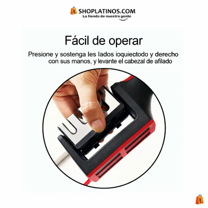 Afilador de Cuchillos de 3 Etapas para el Hogar – Fácil y Seguro, Devuelve el Orgullo de Cocinar en Casa