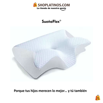 SueñoFlex – Almohada Viscoelástica Ortopédica para Aliviar el Dolor Cervical