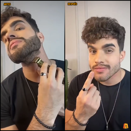 La barba impecable que antes solo lograbas en la barbería, ahora desde casa.